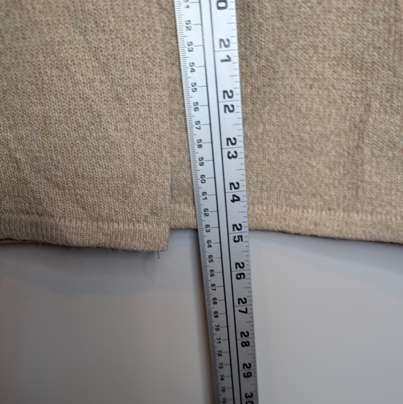 ALIA Zip up Cream Green Leaf Embroidered Sweater Women Medium Grandma Knit - Picture 6 of 11